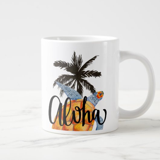 Aloha Hawaii Zee Turtle Hawaiian Island Mok (Rechts)