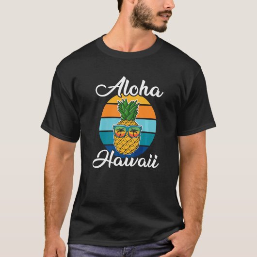 Aloha Hawaii Zomervakantie T-shirt (Voorkant)