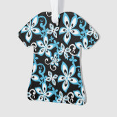 ALOHA HAWAIÏ (ZWART/BLAUW) ORNAMENT (voorkant)