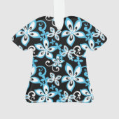 ALOHA HAWAIÏ (ZWART/BLAUW) ORNAMENT (achterkant)
