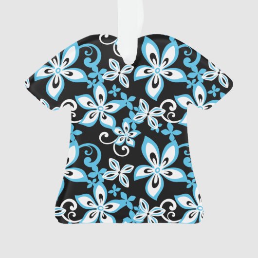 ALOHA HAWAIÏ (ZWART/BLAUW) ORNAMENT (voorkant)