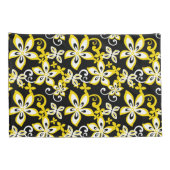 ALOHA HAWAIÏ (ZWART/GEEL) KUSSENSLOOP (Achterkant-Rechts)