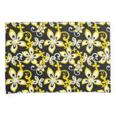 ALOHA HAWAIÏ (ZWART/GEEL) KUSSENSLOOP (Voorkant-Rechts)