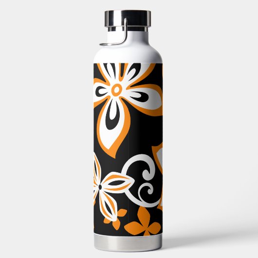 ALOHA HAWAI'I (ZWART/ORANJE) WATERFLES (Rechts)