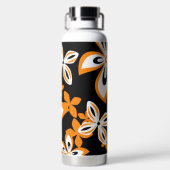 ALOHA HAWAI'I (ZWART/ORANJE) WATERFLES (Achterkant)