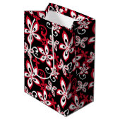 ALOHA HAWAIÏ (ZWART/ROOD) MEDIUM CADEAUZAKJE (Achterkant Gekanteld)