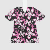 ALOHA HAWAII (ZWART/ROZE) ORNAMENT (achterkant)