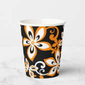 ALOHA HAWAII (ZWARTE/ORANJE) PAPIEREN BEKERS (Links)