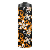 ALOHA HAWAII (ZWARTE/ORANJE) THERMALE TUMBLER THERMOSBEKER (Voorkant)