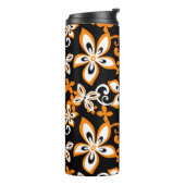 ALOHA HAWAII (ZWARTE/ORANJE) THERMALE TUMBLER THERMOSBEKER (Gedraaid links)