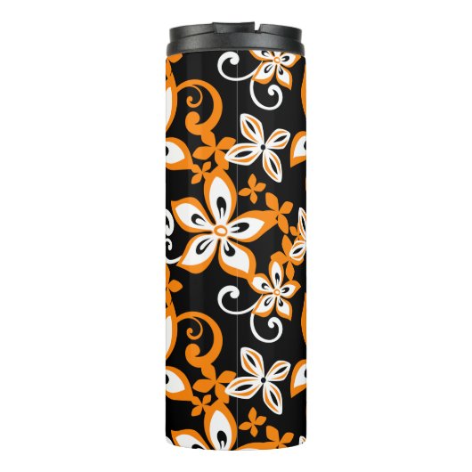 ALOHA HAWAII (ZWARTE/ORANJE) THERMALE TUMBLER THERMOSBEKER (Achterkant)