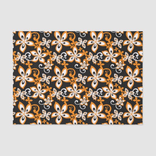 ALOHA HAWAII (ZWARTE/ORANJE) TISSUEPAPIER (Voorkant)