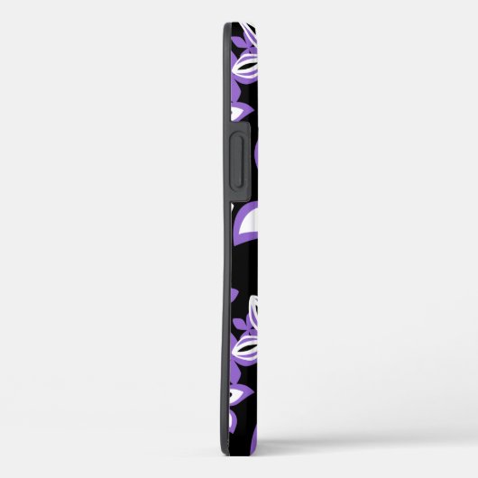 ALOHA HAWAII (ZWARTE/PAARSE) Case-Mate iPhone CASE (Achterkant / Rechts)