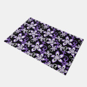 ALOHA HAWAII (ZWARTE/PAARSE) DEURMAT (Schuin)