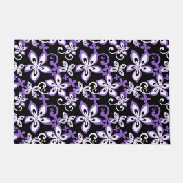 ALOHA HAWAII (ZWARTE/PAARSE) DEURMAT