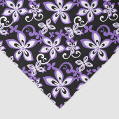 ALOHA HAWAII (ZWARTE/PAARSE) TISSUEPAPIER (Detail)