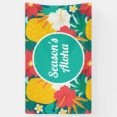 Aloha Hawaiian Banner uit de seizoenszee (Verticaal)