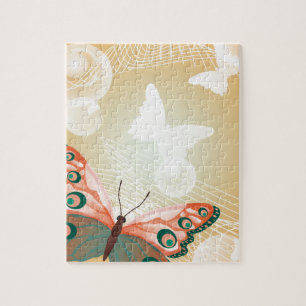 Aloha Hawaiian Butterfly Wedding Love Art Destiny Legpuzzel