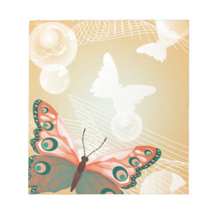Aloha Hawaiian Butterfly Wedding Love Art Destiny Notitieblok
