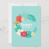 Aloha Hawaiian Feestdagenkaart (Voorkant)
