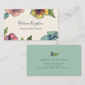 Aloha Hawaiian Floral Visitekaartje (Voorkant / Achterkant)