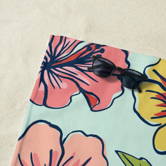 Aloha Hawaiian Flowers and Family Name Strandlaken (In situ)