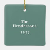 Aloha Hawaiian Flowers Keramisch Ornament (Achterkant)