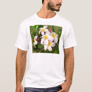 Aloha Hawaiian Frangipani Blossoms Vrijgezellenfee T-shirt