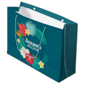 Aloha Hawaiian Groot Cadeauzakje (Voorkant Gekanteld)