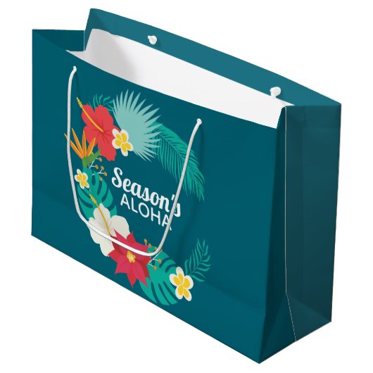 Aloha Hawaiian Groot Cadeauzakje (Voorkant Gekanteld)