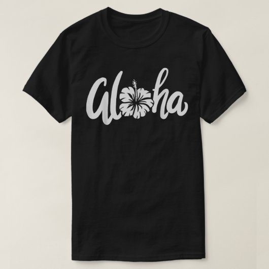 Aloha Hawaiian Hawaii T-shirt (Design voorkant)