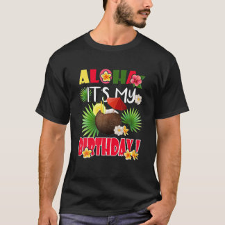 Aloha Hawaiian Het is mijn Floral Summe van de Bir T-shirt