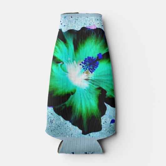 Aloha Hawaiian Hibiscus-fles Flesjeskoeler (Voorkant)