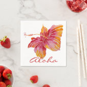 Aloha | Hawaiian Hibiscus Flower Paper servetten (Insitu)