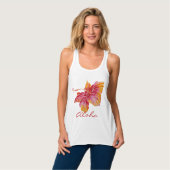 Aloha | Hawaiian Hibiscus Flower Tanktop (Volledige Voorkant)