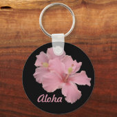 Aloha Hawaiian Hibiscus Sleutelhanger (Voorkant)
