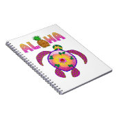 Aloha Hawaiian Honu Turtle Notitieboek (Rechterzijde)