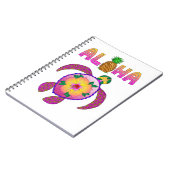 Aloha Hawaiian Honu Turtle Notitieboek (Linkerzijde)