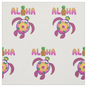 Aloha Hawaiian Honu Turtle Stof