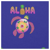 Aloha Hawaiian Honu Turtle Stof (Close Up)