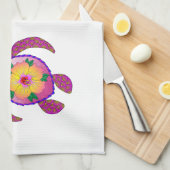 Aloha Hawaiian Honu Turtle Theedoek (Quarter Fold)