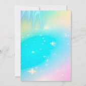 Aloha hawaiian hula over tropische meisje verjaard kaart (Achterkant)