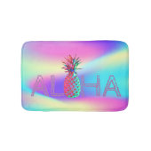 Aloha Hawaiian Pineapple Holographic Badmat (Voorkant)