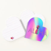 Aloha Hawaiian Pineapple Holographic Notitieboek (Binnen)