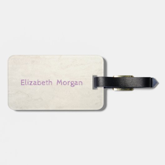 Aloha Hawaiian Pineapple-Personalized Bagagelabel (Achterkant horizontaal)