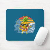 Aloha Hawaiian Pineapple Sign Hawaii Shaka Smile Muismat (Met muis)