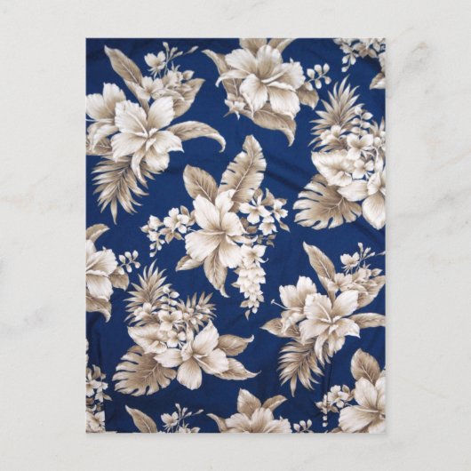 Aloha Hawaiian Print Briefkaart (Voorkant)