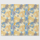 Aloha Hawaiian print patroon Cadeaupapier (Vlak)