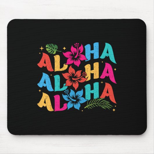 Aloha Hawaiian Summer Hawaii Vakantie Kinder Manne Muismat (Voorkant)