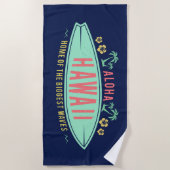 Aloha Hawaiian Surfer-badhanddoek Strandlaken (Voorkant)